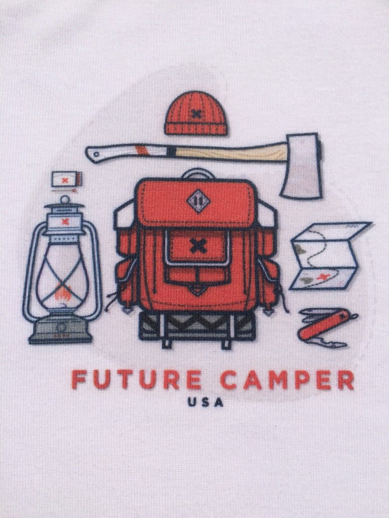 Future Camper Raglan Bodysuit
